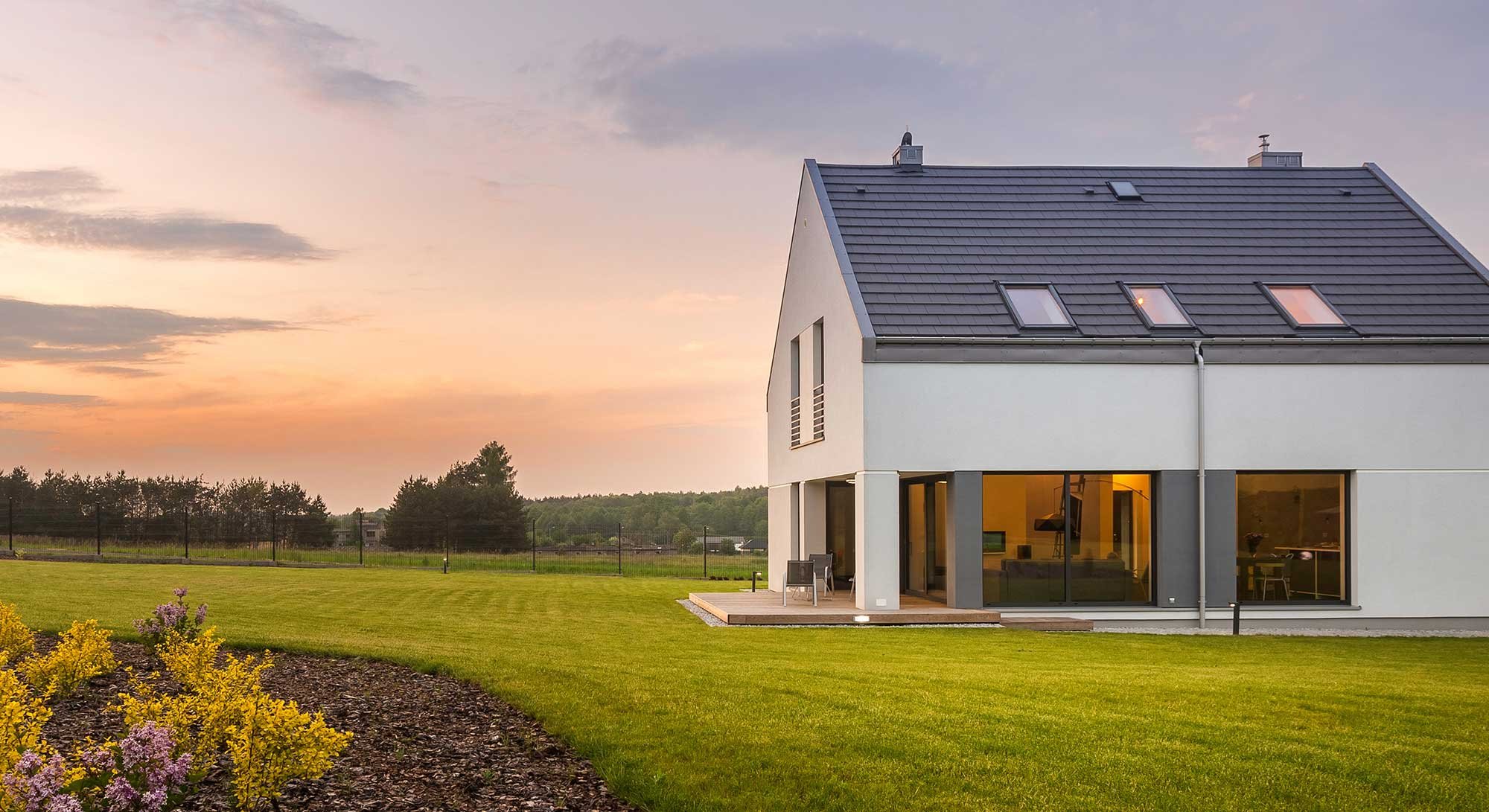 Wohnhaus mit Garten