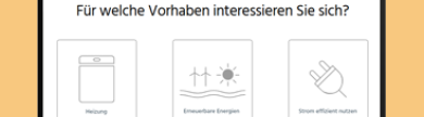 Screenshot Fördermitteldatenbank